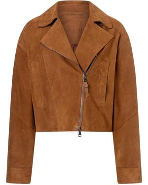 Werner Christ Lederjacke Amara - Braun