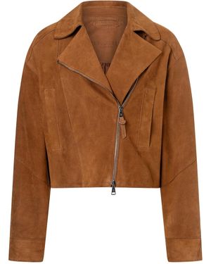 Werner Christ Lederjacke Amara - Braun