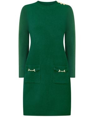 Yumi' Strickkleid - Grün