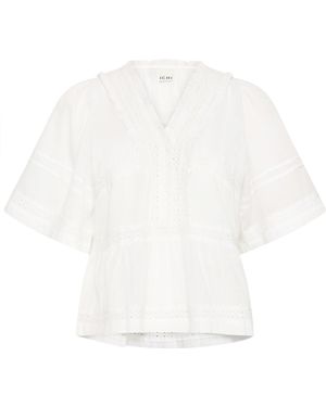 Ichi Bluse Voilana - Weiß