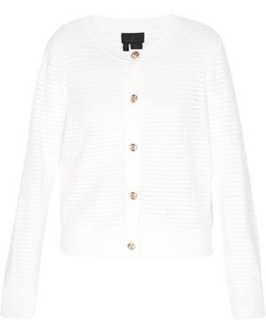 DreiMaster Klassik Cardigan - Weiß