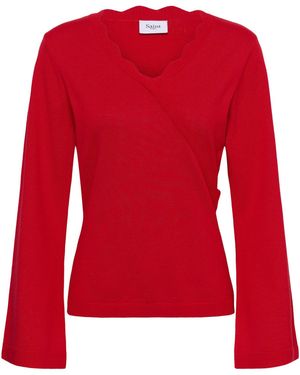 Saint Tropez Pullover Madlena - Rot