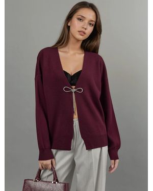 Hiccup Strickjacke Strickjacken - Lila