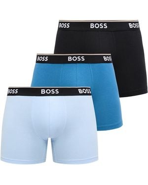BOSS Boxershorts Power - Blau