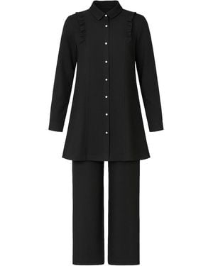 Moda Mihram Hosenanzug - Schwarz