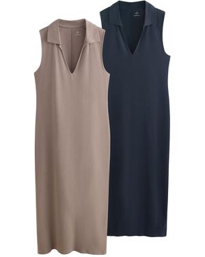 The Set Kleid - Blau