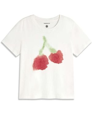 Thinking Mu T-Shirt Ida - Weiß