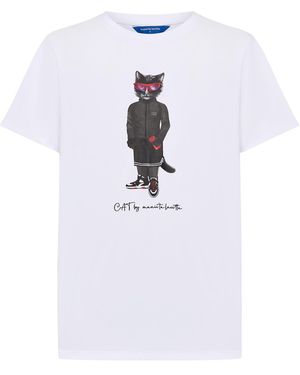 Cat e Lolette Shirt Sport Cat - Weiß