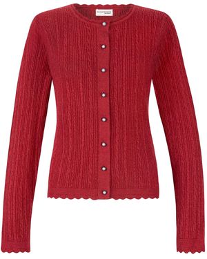 Stockerpoint Trachtenstrickjacke Jasmina - Rot