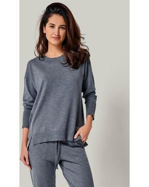 YOU LOOK PERFECT Pullover Bella - Grau