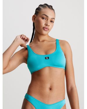 Calvin Klein Bikinitop - Blau