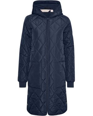 Kaffe Winterjacke - Blau