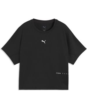 PUMA Funktionsshirt Brightstride Cloudspun - Schwarz