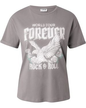 Noisy May T-Shirt 'Nmbrandy' - Grau