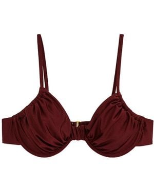WE Fashion Bikinitop - Braun