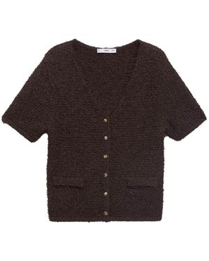 Mango Strickjacke Camila - Braun