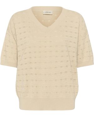 Cream Pullover - Weiß