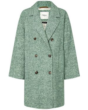 Pepe Jeans Mantel 'Camille' - Grün