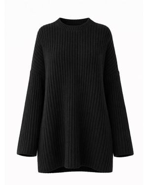 Worldclassca Oversizepullover Dicker - Schwarz