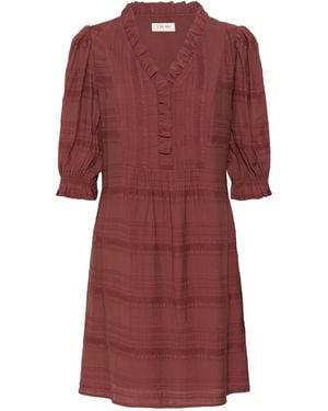 Cream Kleid Lyc - Rot