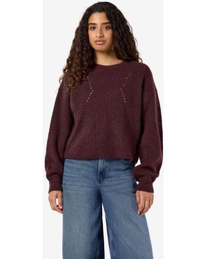 Noisy May Pullover Nmbailey - Rot