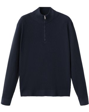 Mango Pullover Antiguap - Blau