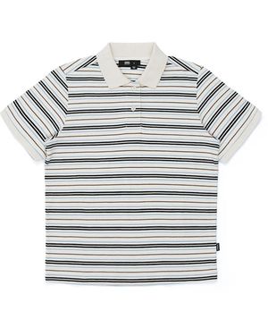 Dr. Denim Top Jade Ss Polo - Grau