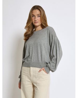 Minus Pullover Melea - Grau