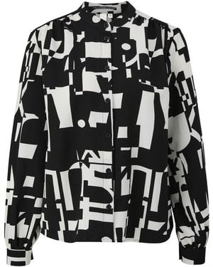 QS Bluse - Schwarz