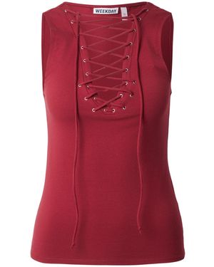Weekday Top Jay - Rot