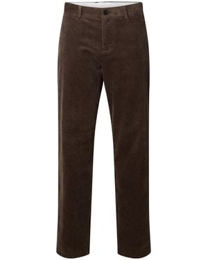 SELECTED Hose Slm196-Straight Luke - Braun