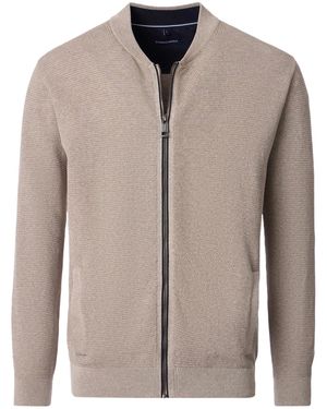 CASA MODA Strickjacke Basic - Braun