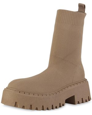 VAN HILL Stiefelette Carolyn - Natur