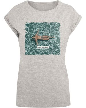 Merchcode T-Shirt 'Summer - Grau
