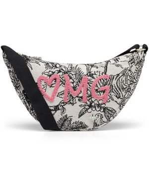 Codello Crossbody Bag Mit Dschungelmuster - Pink