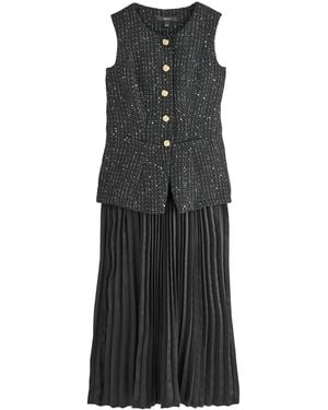 Next Set: Kleid Und Weste - Schwarz