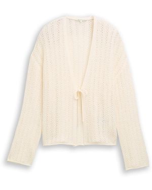 Tom Tailor Strickjacke - Weiß
