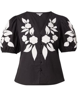 Object Bluse 'Objnaja' - Schwarz