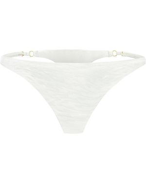 Ekcentrik String Sating Thong - Weiß