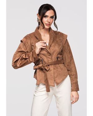 Ombre Jacke - Braun