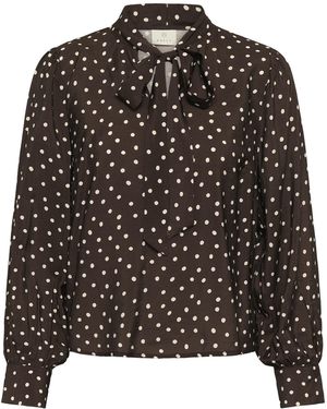 Kaffe Bluse Kadotte - Schwarz