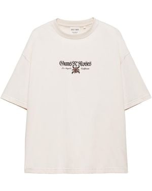Pull&Bear T-Shirt Guns N Roses Appetite For D - Weiß