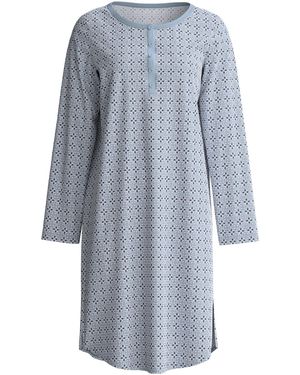 CALIDA Nachthemd Cotton Special - Blau