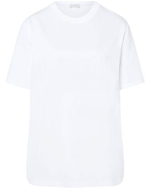 Hanro Schlafshirt Natural Shirt - Weiß