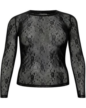 Kaffe Shirt Nikoline - Schwarz