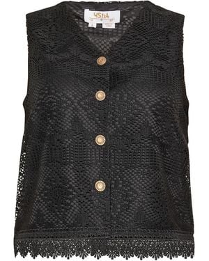 Usha FESTIVAL Weste Fashion Look - Schwarz