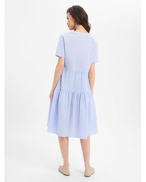 Marie Lund Sommerkleid - Blau
