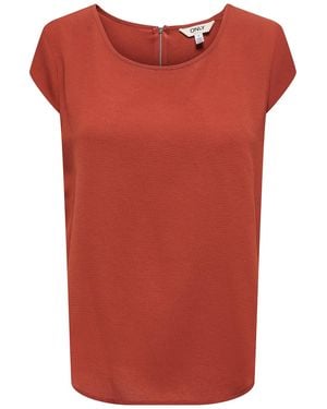 ONLY Bluse Onlvic - Rot