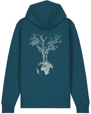 Life-Tree Pullover Organic Fairwear - Blau