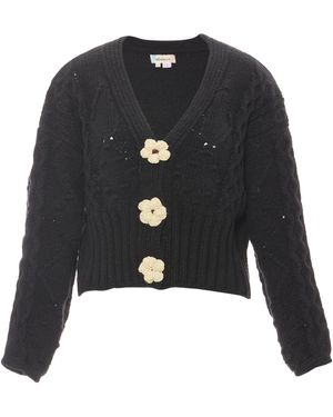 Ebeeza Strickjacke - Schwarz